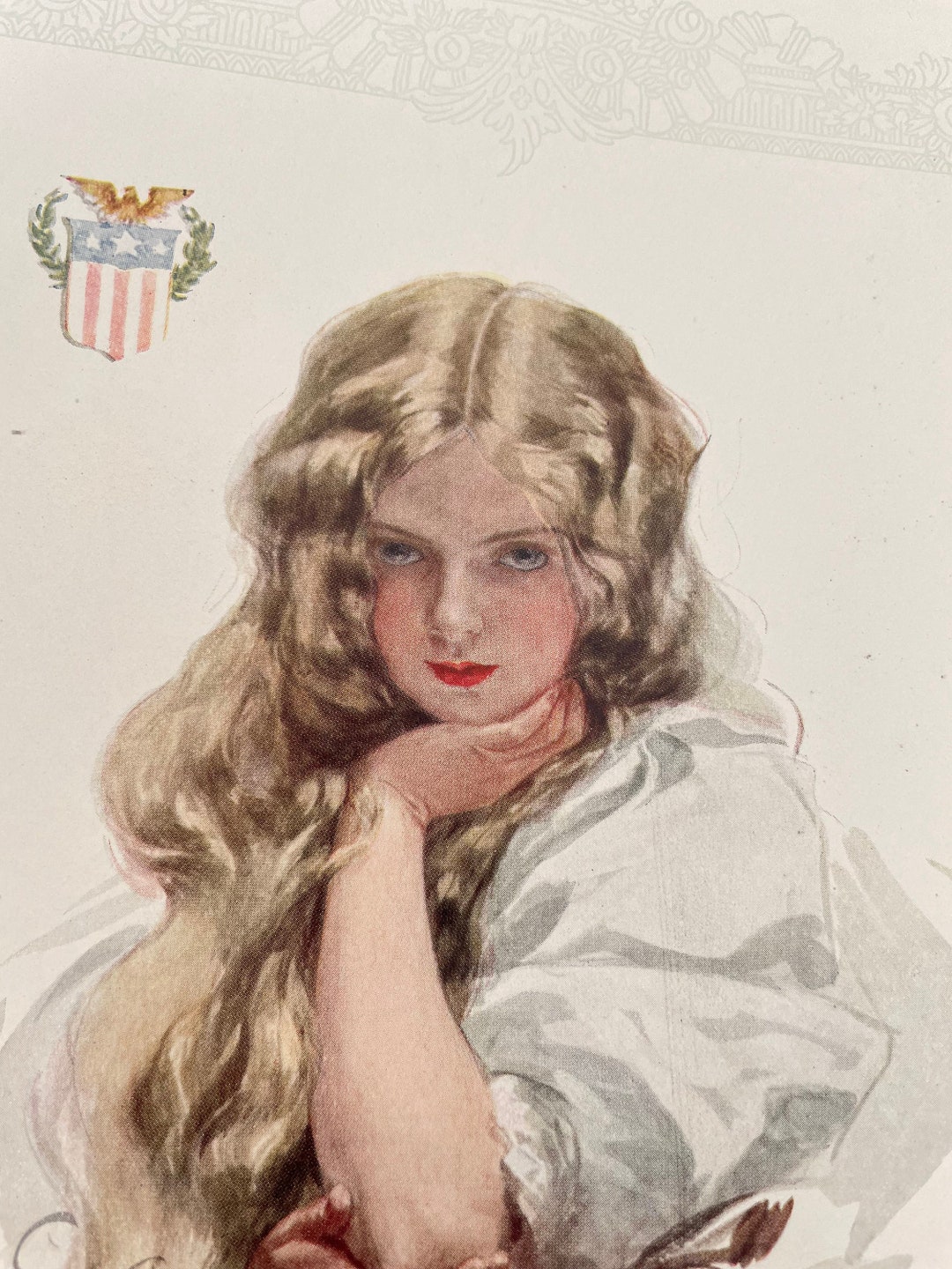 Set of 3 Original Art Nouveau Harrison Fisher Prints Etsy