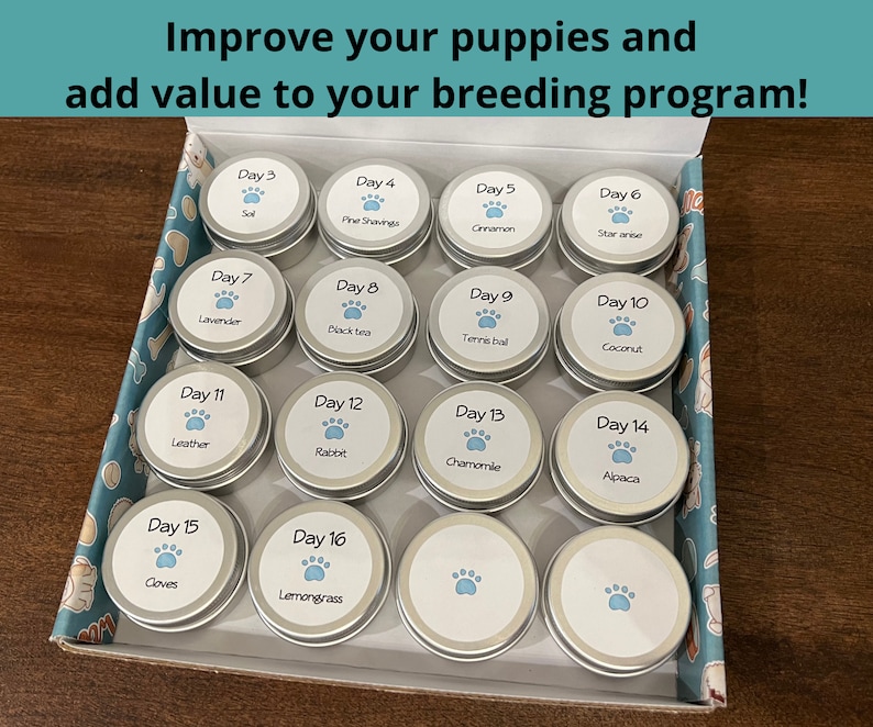 Breeder ENS & ESI Kit for Puppies Early Neurological Stimulation and Early Scent Introduction image 2