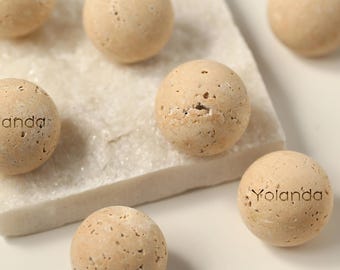 Natural Ball Travertine Cabinet knobs Cupboard handles pulls knobs Stones Drawer knobs handles Wardrobe dresser knobs, Furniture Hardware