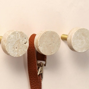 Natural travertine wall hooks, Boho Wall Hooks for Hanging, Decorative Wall Hooks, Vintage Wall Hooks, Handmade Coats Hats Wall Hooks hooks