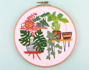 Embroidery Kit Beginner, embroidery kit home decor, cactus embroidery kit, diy Kit Embroidery,diy Kit adult YP001