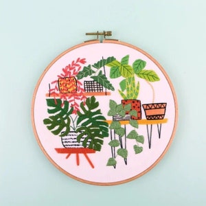 Embroidery Kit Beginner, embroidery kit home decor, cactus embroidery kit, diy Kit Embroidery,diy Kit adult YP001
