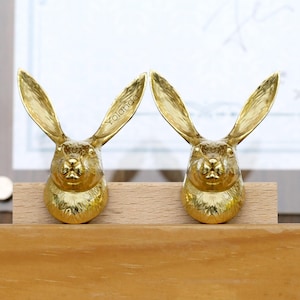 Puxadores de armário de latão de coelho, puxadores de gaveta de animais, puxadores de maçanetas, puxadores de maçaneta de guarda-roupa gravados a laser faça você mesmo