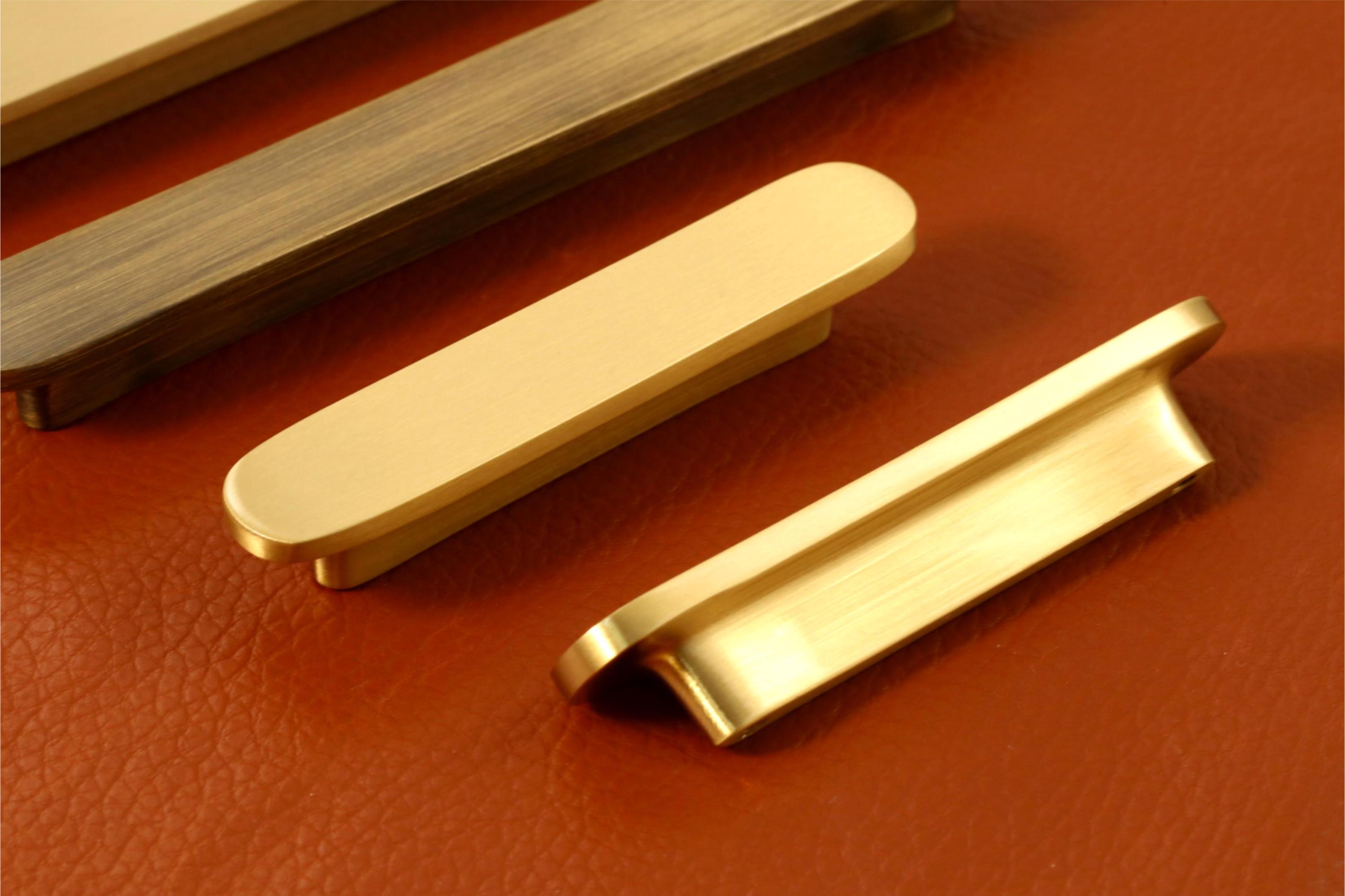 Aged Brass Cabinet Pulls Knobs Solid Brass Dresser Knobs Handles Laser ...