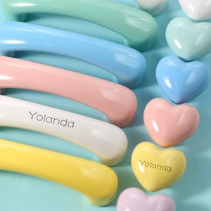 Heart kids bedroom Drawer cupboard Handle Knobs Cabinet Door Handles Pull Knob, DIY laser engraved  Heart drawer Dresser Knobs and Pulls