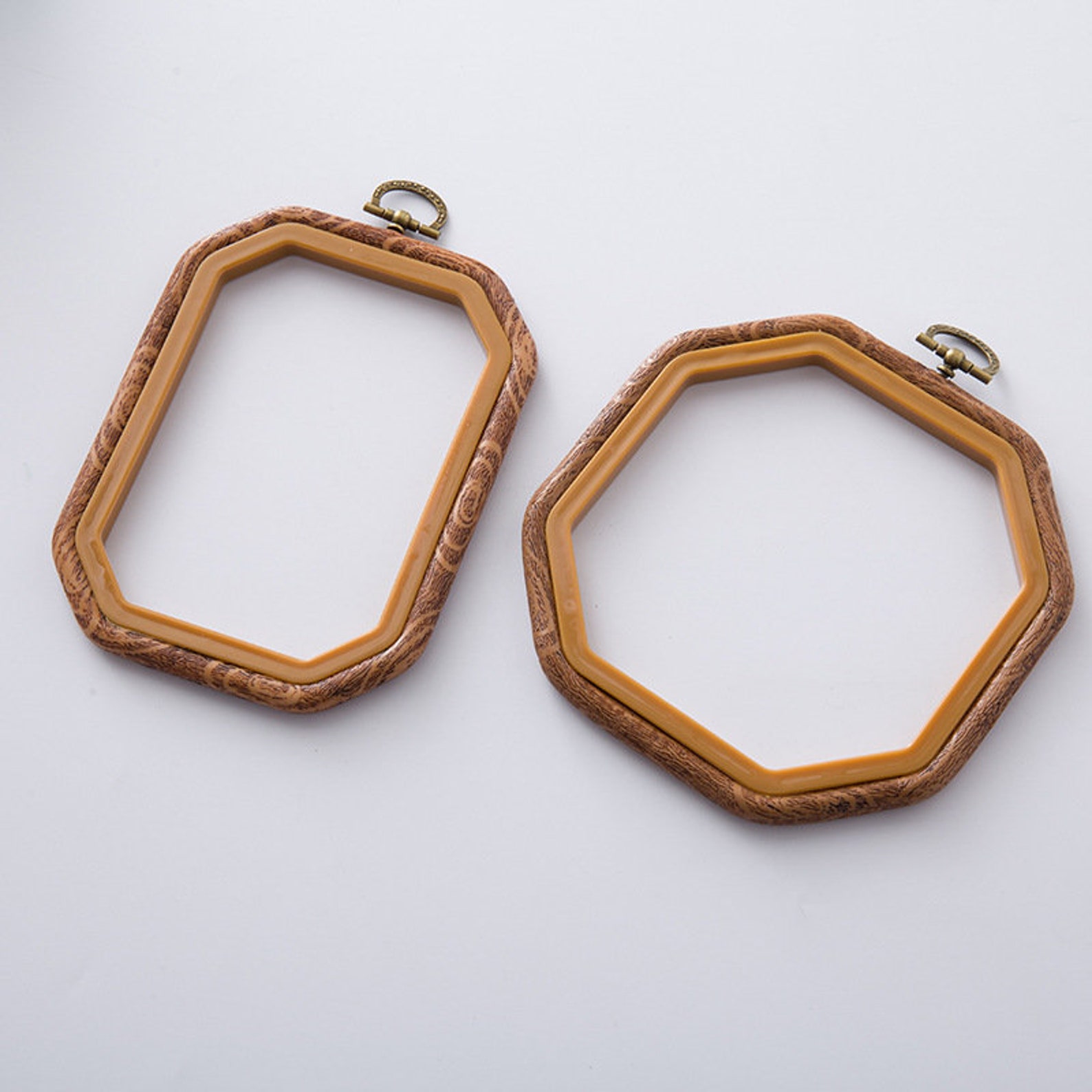 Embroidery Hoop Embroidery Hoops Set Wooden Imitation Etsy