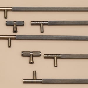 Knurled Antique Brass Cupboard Handles Pulls Brass Cabinet Drawer Pulls Knobs Handles laser engraved Wardrobe Dresser Knob handle pull