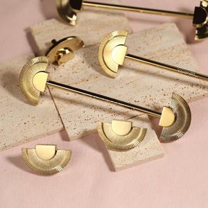 Gold Sunshine kast handvat trekt knoppen, messing ladekast knoppen handgrepen, lasergegraveerde halve cirkel kast keuken trekt knoppen