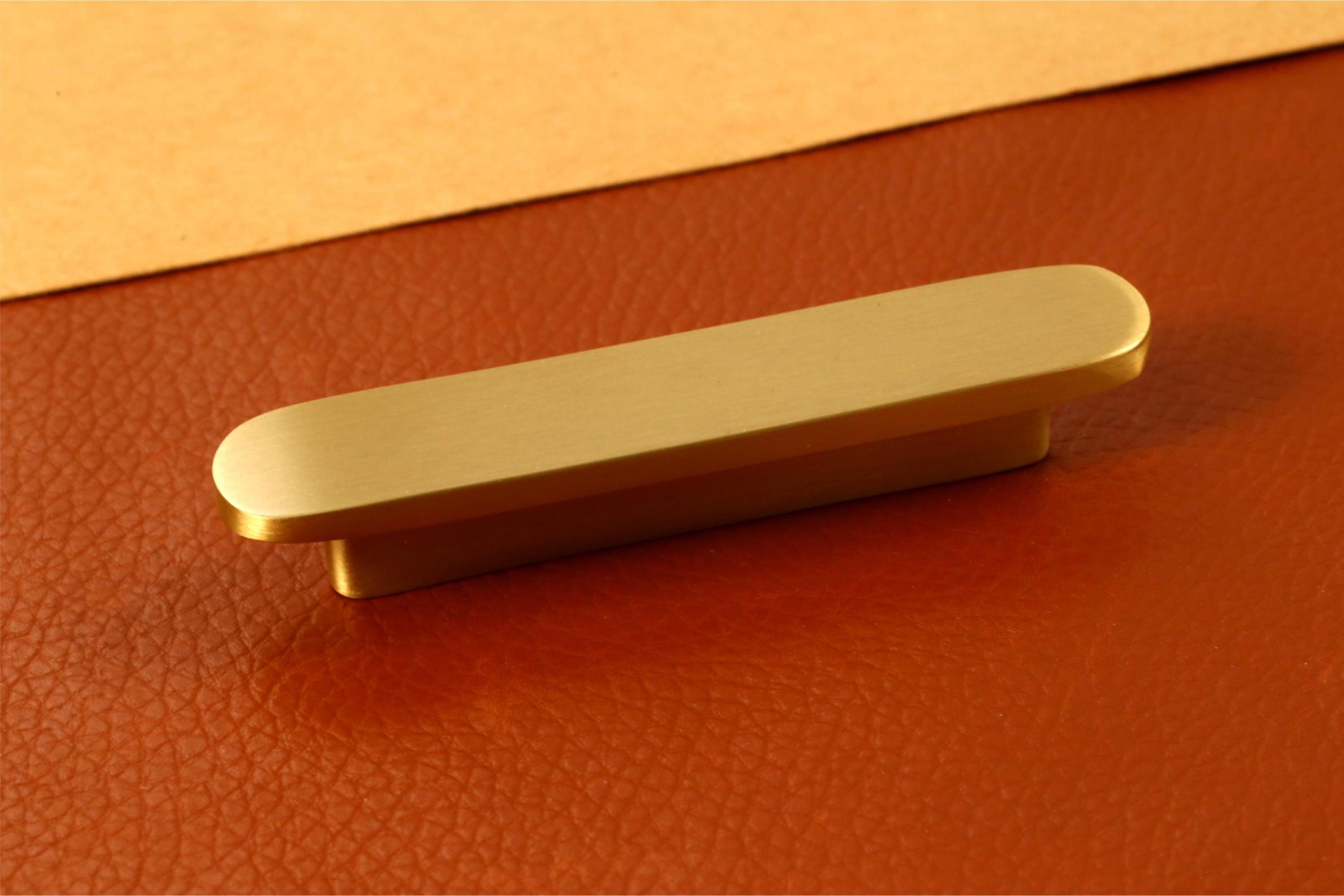 Aged Brass Cabinet Pulls Knobs Solid Brass Dresser Knobs Handles Laser ...
