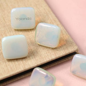 Weiß Ora Messing Kabinett Knäufe Dresser Griffe Pulls Knäufe künstliche Opal Schubladenknauf Griff DIY Laser gravierte Schrank Schublade zieht Knäufe