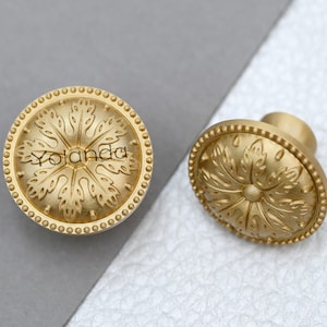 Perillas de latón para gabinetes, elegantes tiradores para cajones de armarios, tiradores para armarios, perillas y manijas para tocadores grabados con láser.