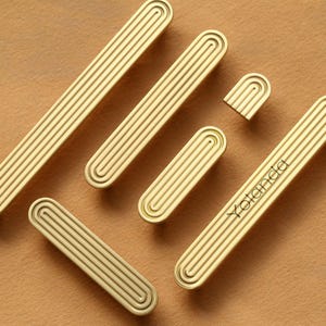 Tiradores de latón macizo con diseño bohemio de arcoíris para armarios, pomos de tocador dorados mate grabados con láser, tiradores de cajones para armarios, herrajes para muebles.