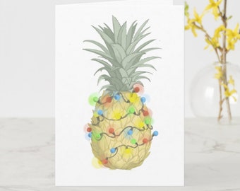 Pineapple Holiday Card