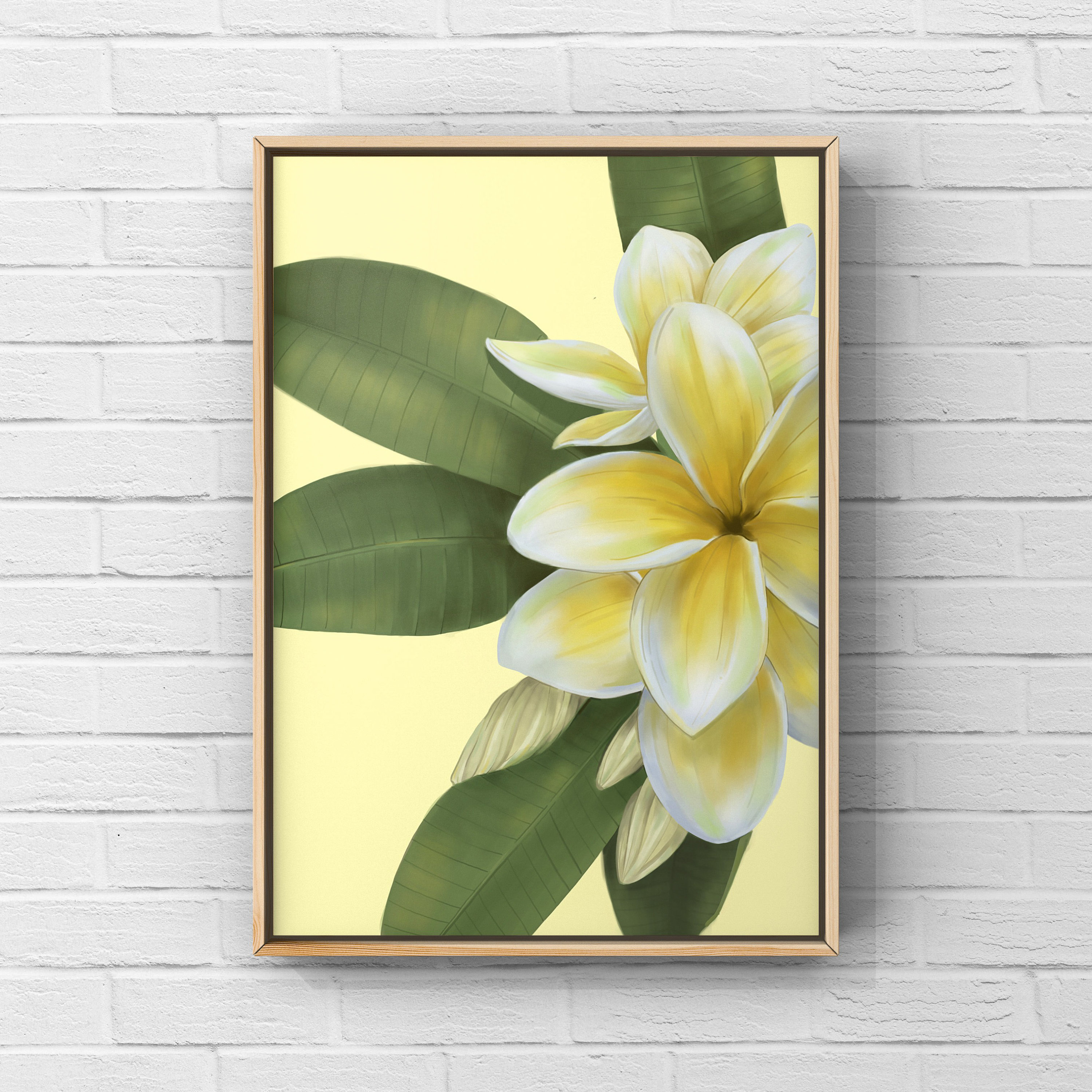 プルメリアの油彩画訳あり品 Plumeria paintings - Etsy 日本