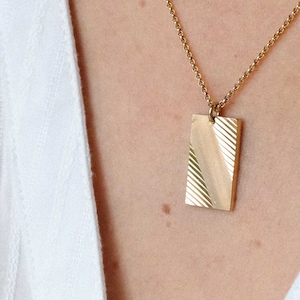 Upcycled necklace &quot;Monolith&quot;