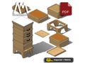 DIY Automatic Flowing Beehive Detailed PDF Plans 200+ pages guide for Bee Hives + Flow Super Beekeeping Supplies Metric + Imperial Manual