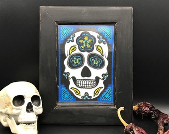 SPAFFORD PRINT The Postman space funk concert music poster Arizona desert spaffnerds screen print limited edition day of the dead