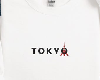 Tokyo Japan – Embroidered Travel Sweatshirt, City Gift