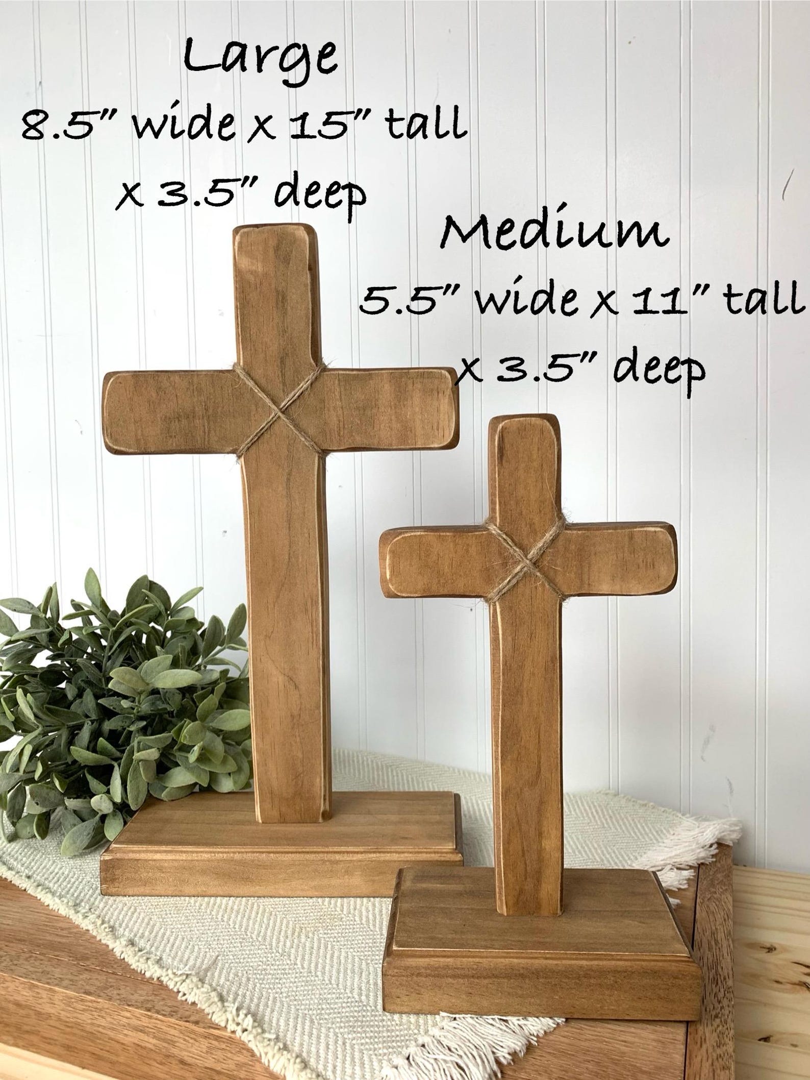 Easter Rugged Cross Wooden Easter Cross With Sashes – Rustic Rugged Cross | Christian ...