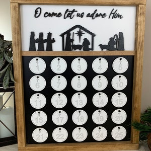 Advent Calendar with daily scripture readings / Story of Christ Advent Reading Family Advent Calendar Advent calendar for kids Advent