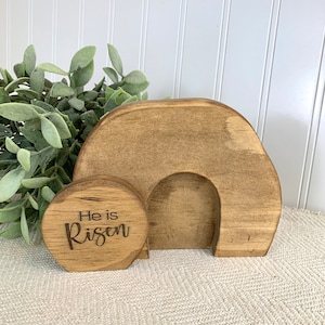 Empty Tomb / Easter Nativity / Easter Tier Tray Decor Easter Creche Empty Tomb Resurrection scene Christian Easter Decor Easter Scene Easter