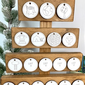 Jesse Tree Ornaments and Tree /correspond With Unwrapping the Greatest ...