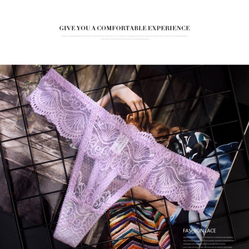 Any 3 Lace Panty Set Tanga Panty Lace Panty Set Lace Etsy