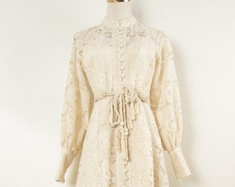 ivory lace sundress