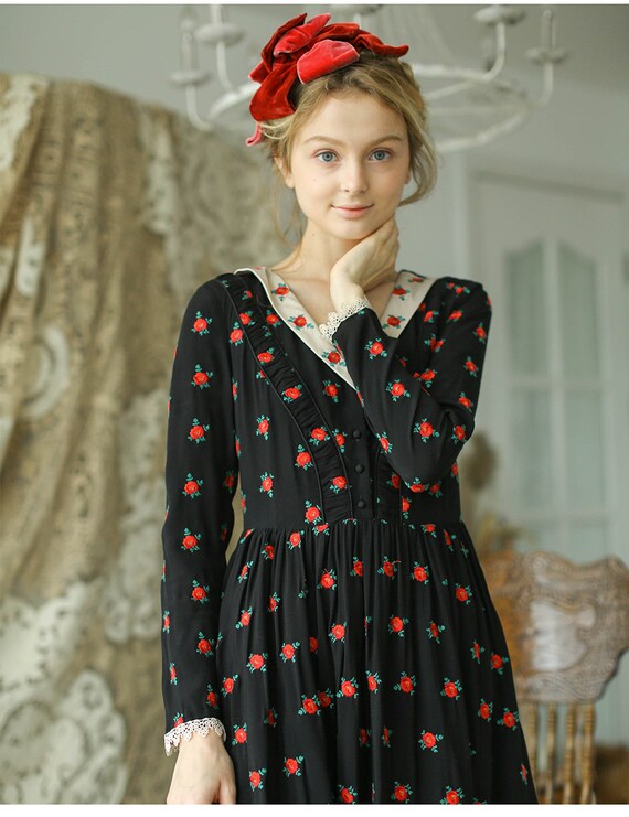Fairy Romantic Vintage Dress | French Vintage Dres
