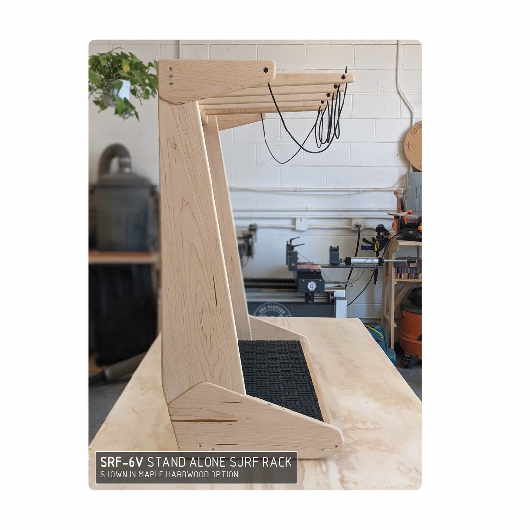 Solid Maple Surf Rack / Surf Locker / Surfboard Storage Etsy