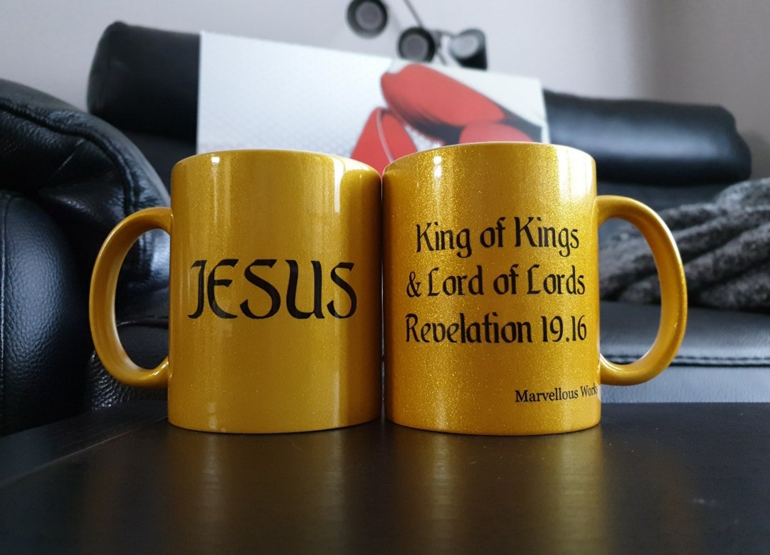Christian Mug Scripture Mug Coffee Mug Rev 19.6 Bible  Etsy