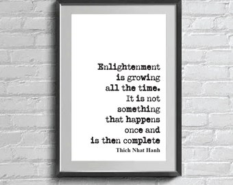 Thich Nhat Hanh Print Etsy France