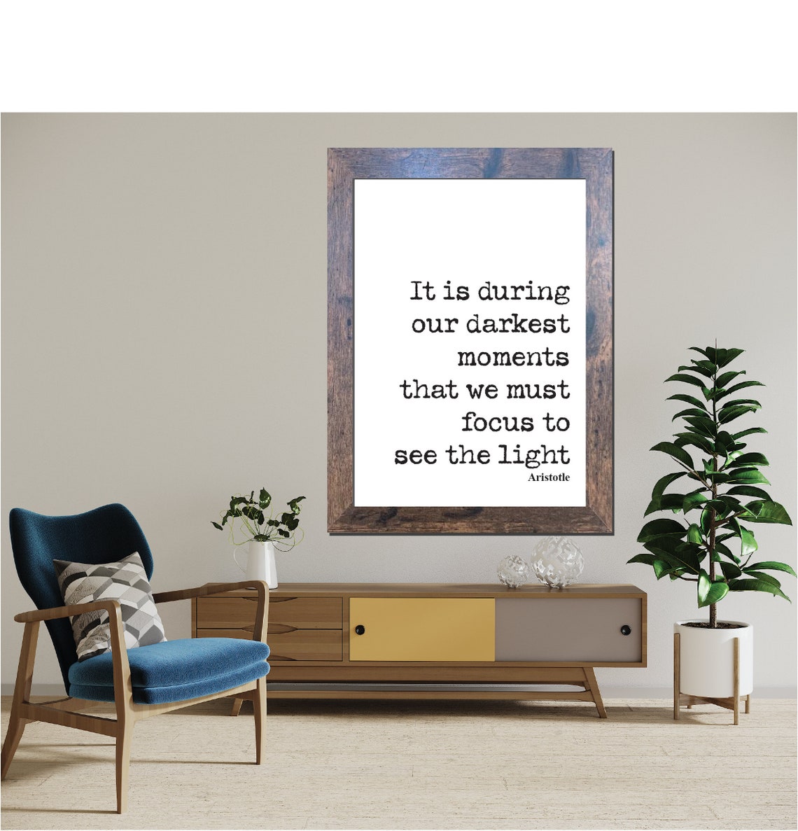 Aristoteles Quote Print Filosofie Citaten Home Decor Muur