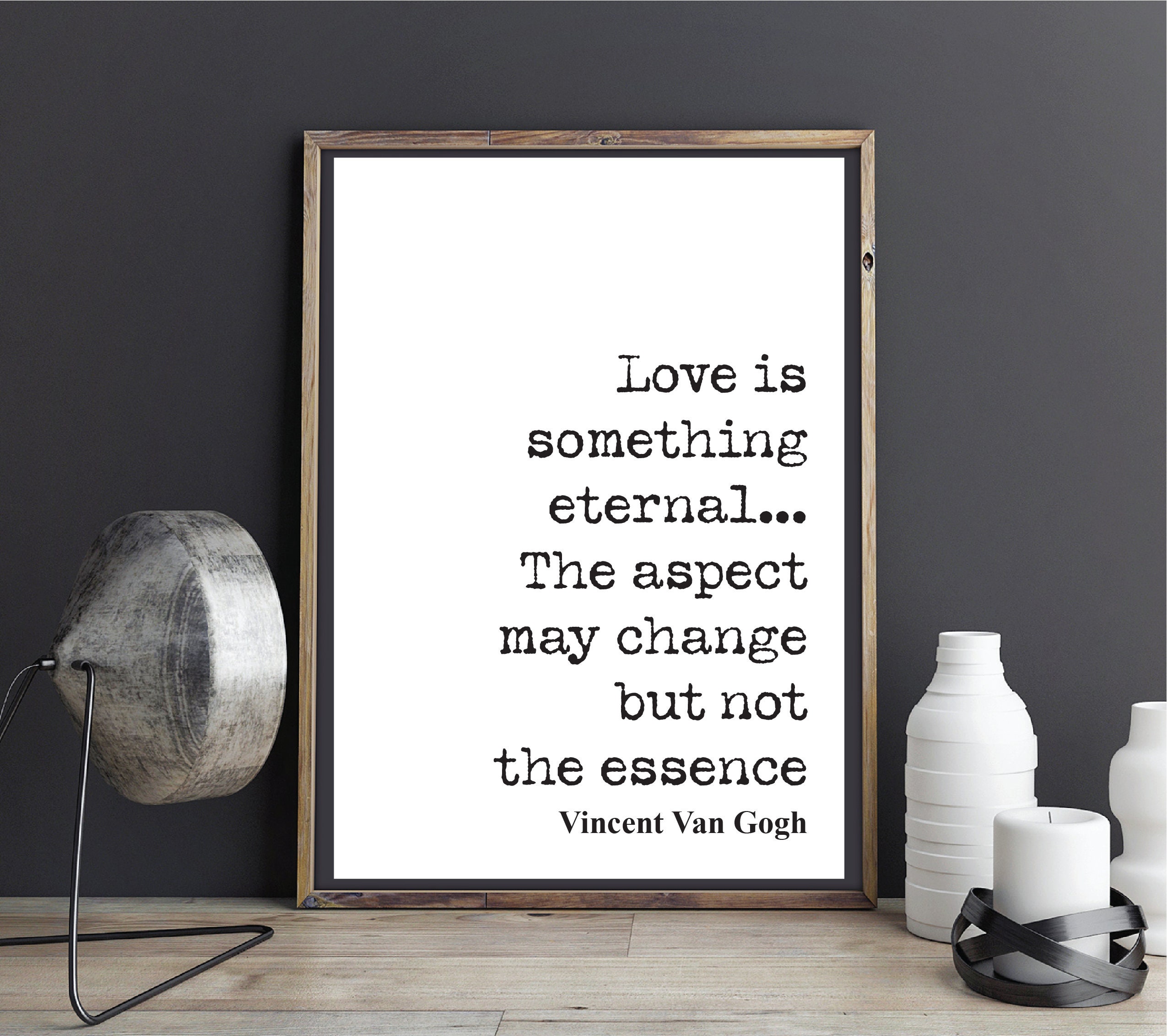 Love is Something Eternal Vincent van Gogh Quote Anniversary Card 