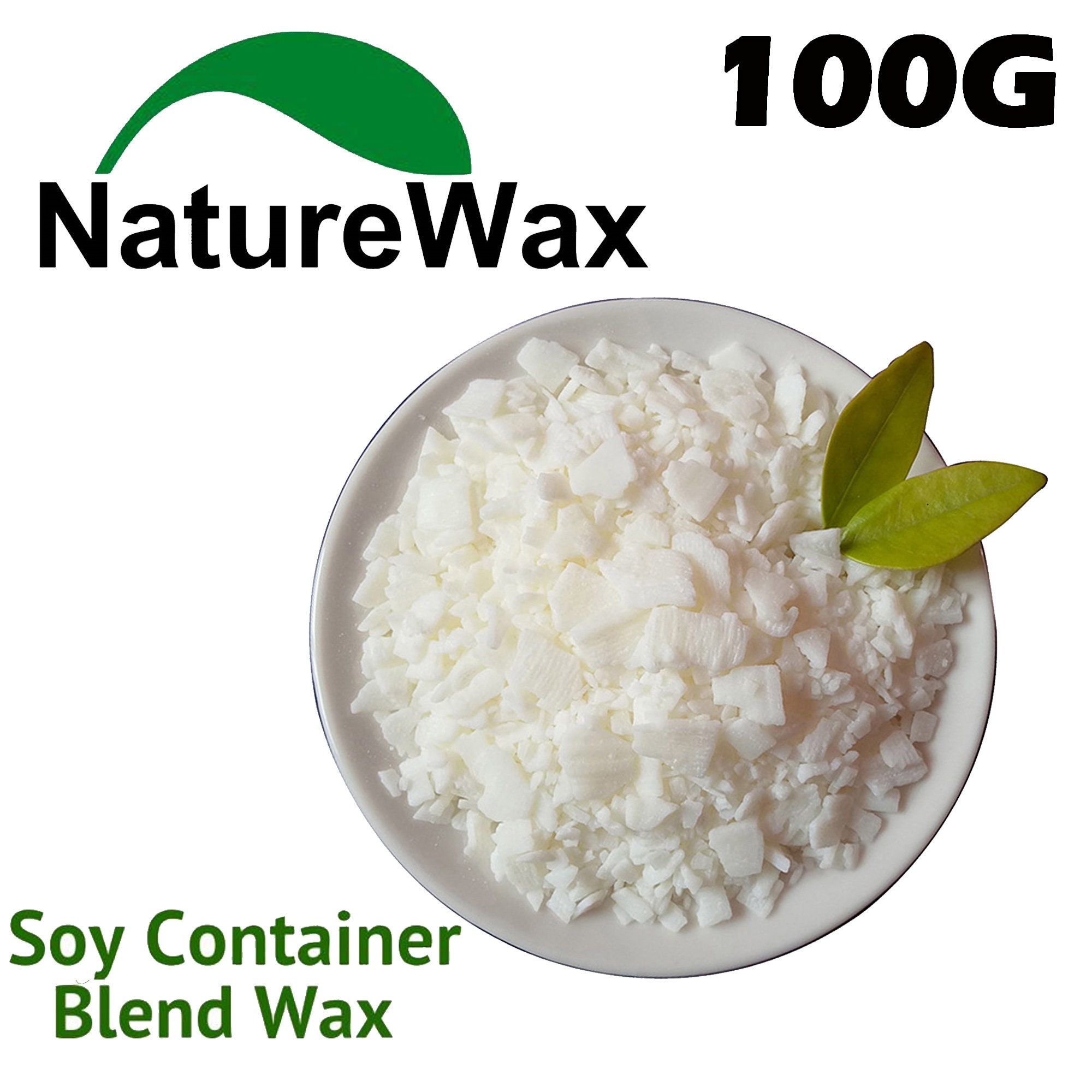 100G-10KG Soy Soya Wax Flakes 100% Pure, Clean Burning, No Soot, Natural  Soy Wax