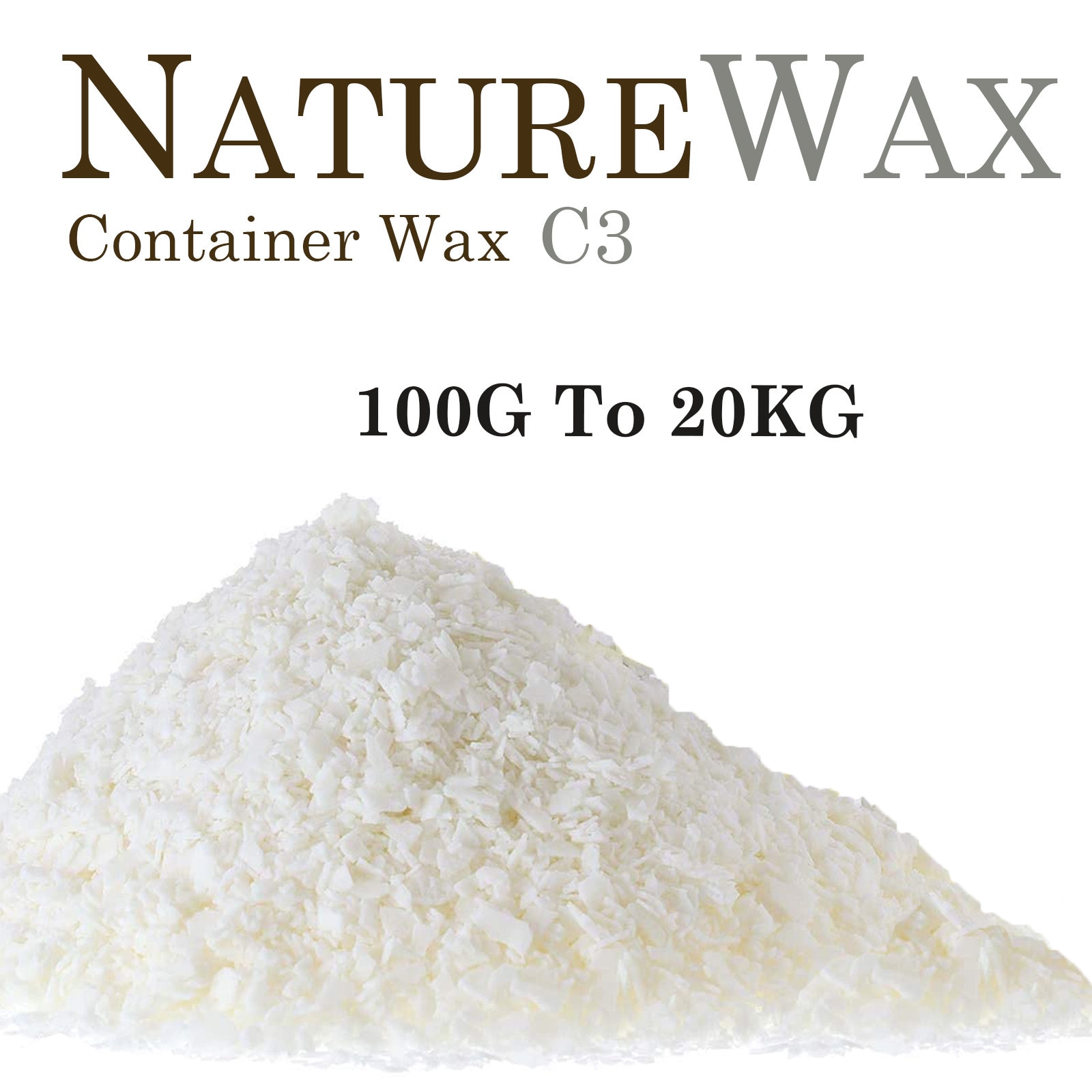 NatureWax C-6 Coconut- Soy Container Wax 11.25 Pound Slab