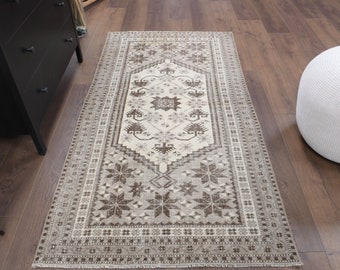2x10 TURKISH VINTAGE RUNNER,Oushak Handmade Wool Rug,2x10 Runner Rug,Unique Rug,Wool Area Rug,Bohemian Runner,Vintage Carpet,6352
