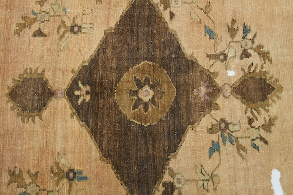 7x13 Long Area Vintage Rug, Oushak Turkish Rug, Handmade Rugs