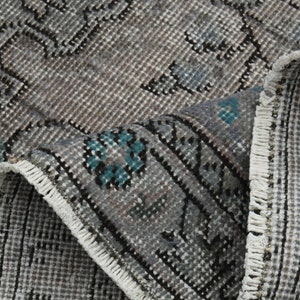 9.6x12.4 ft, PERSIAN Vintage Area Rug, Handmade Wool Rug, Gray Green Colors, Farmhouse Decor, One-of-a-Kind, Handwoven Heriz Style Carpet