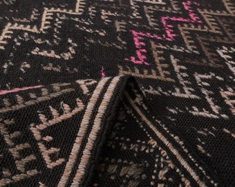 60×104 \"zig-zag” ViNTAGE TURKiSH RUG 3x5 ZIGZAG Turkish Vintage Kilim Rug, Handmade Wool