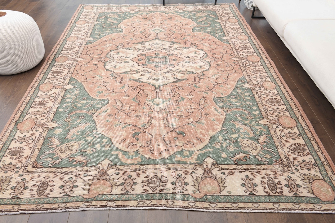 52×323 \"Row of trees\"ViNTAGE TURKiSH RUG Vintage Turkish Silk Tree of Life Rug - 02'09 X 04'02 | Chairish