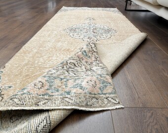 3.3 x 7.2フィート、オリエンタルラグ、ヴィンテージラグ、トルコラグ