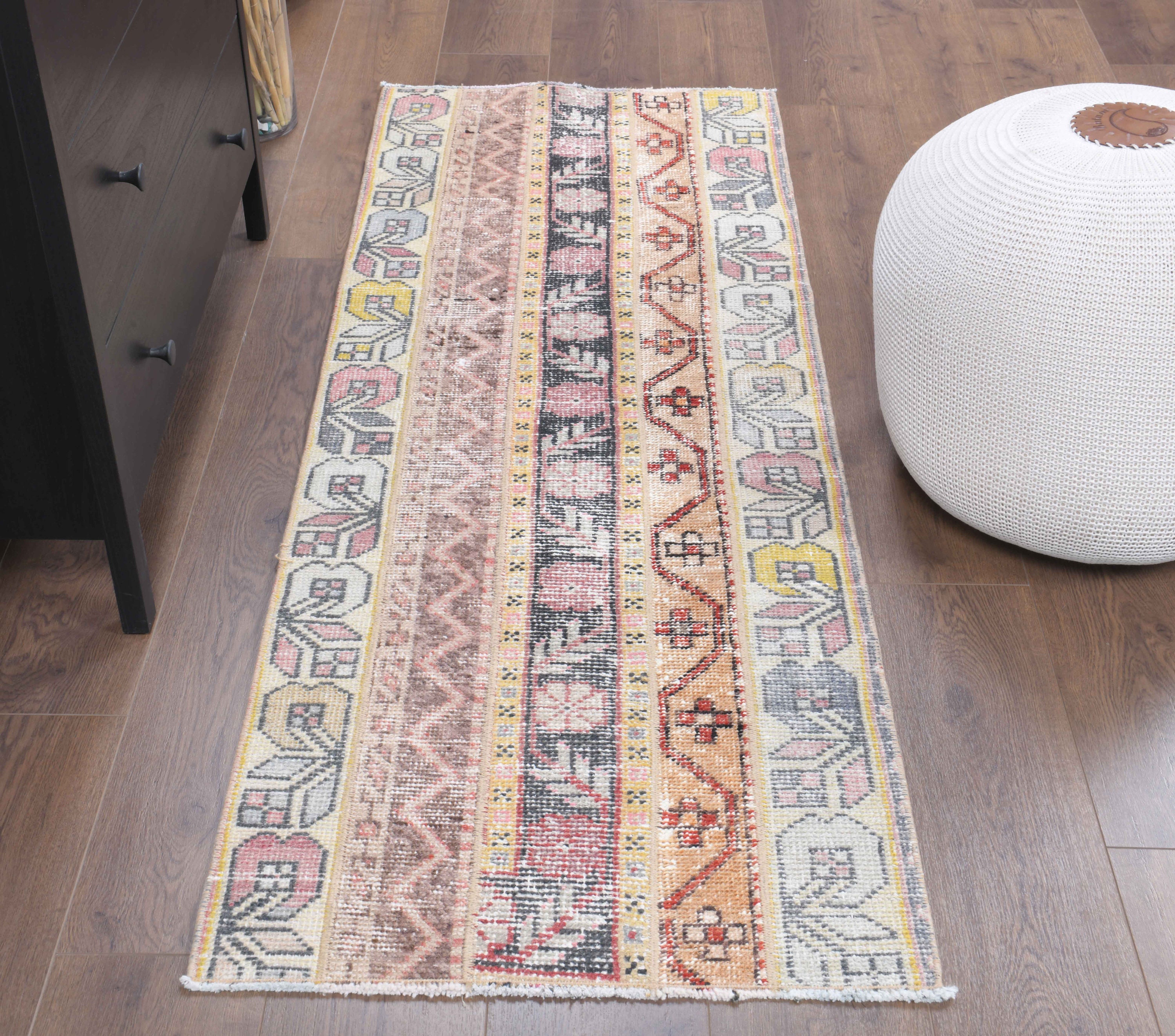 2x6 Turkish Vintage Patchwork