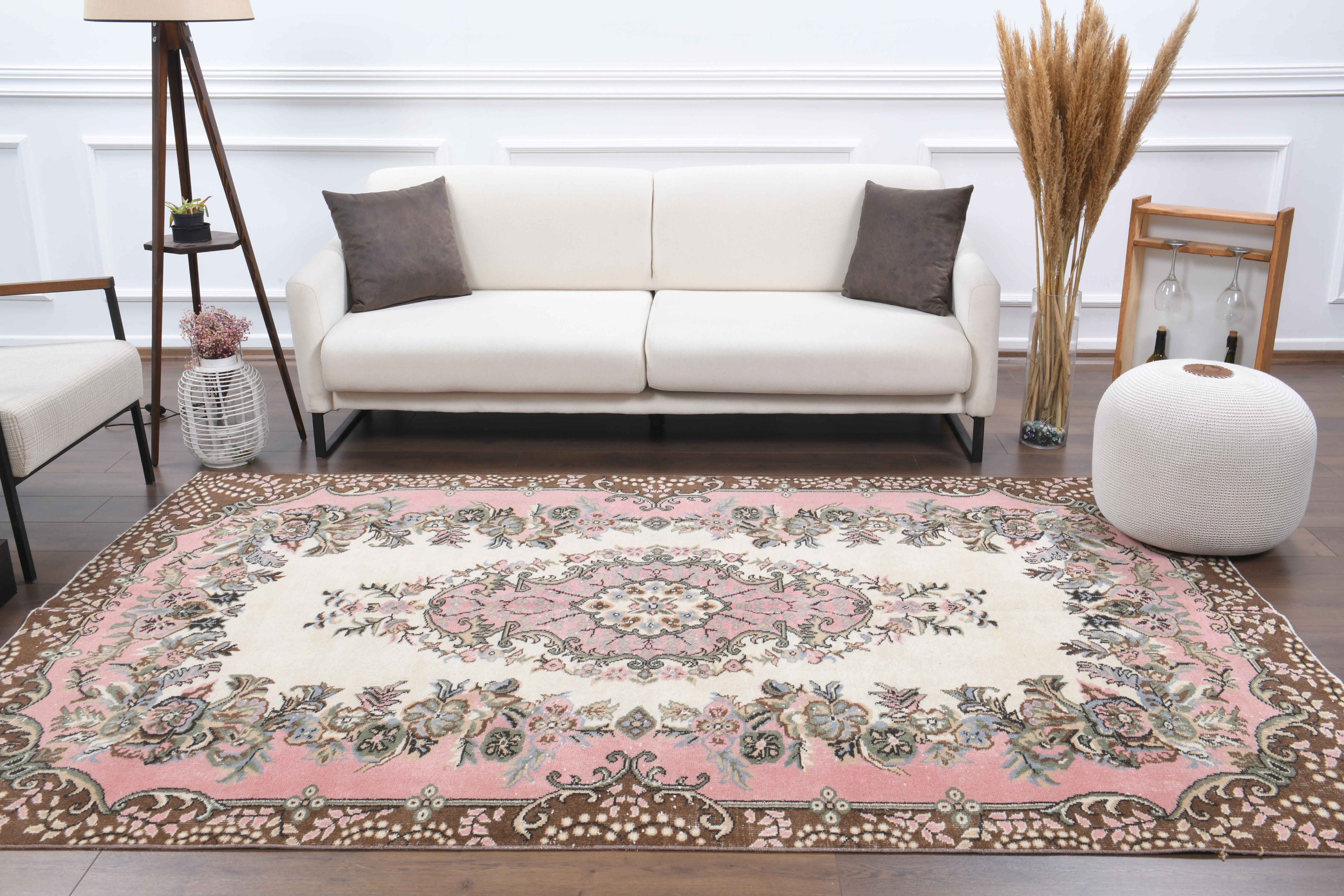 Tapis Turc Oushak Vintage