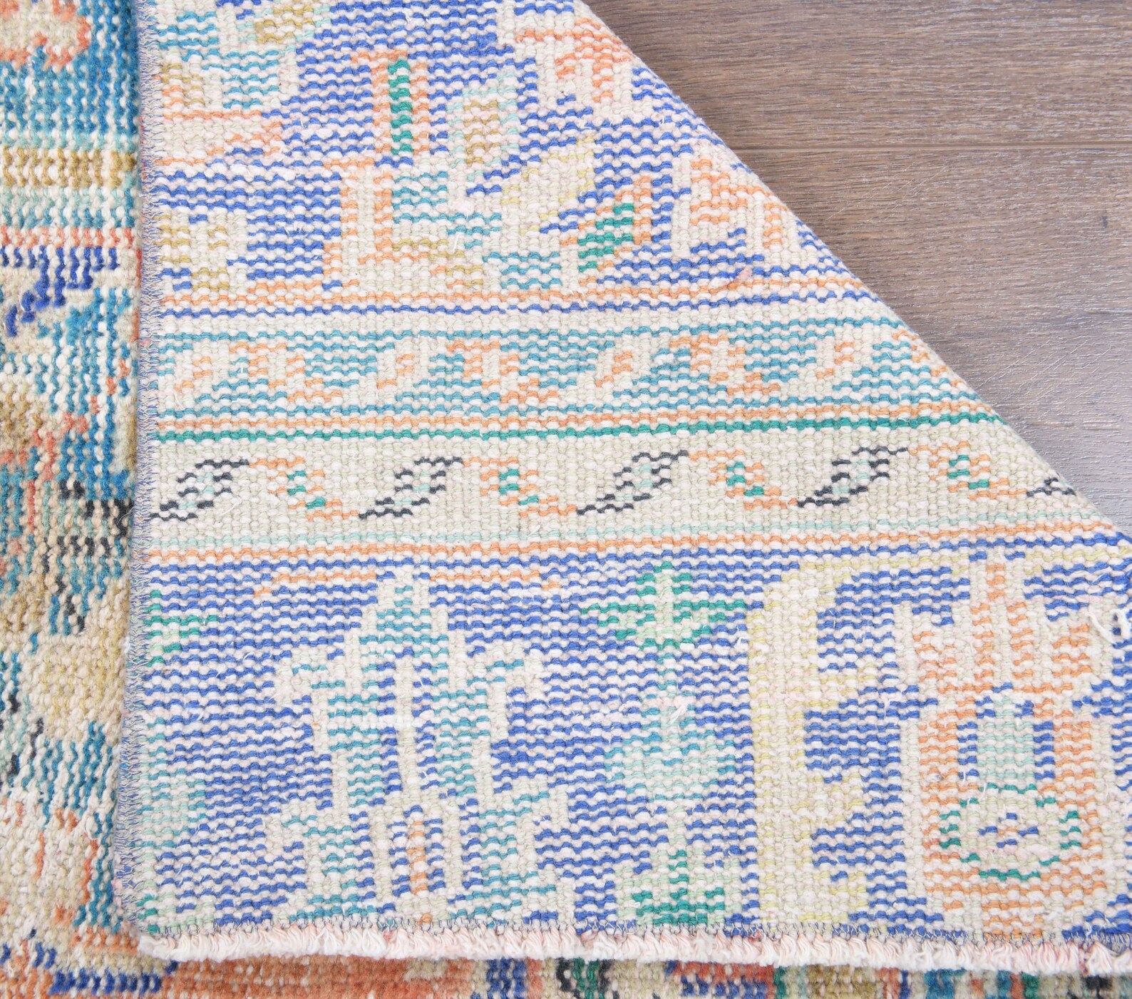 3x7 Vintage Türkischer Oushak Teppich kleiner Läufer | Etsy