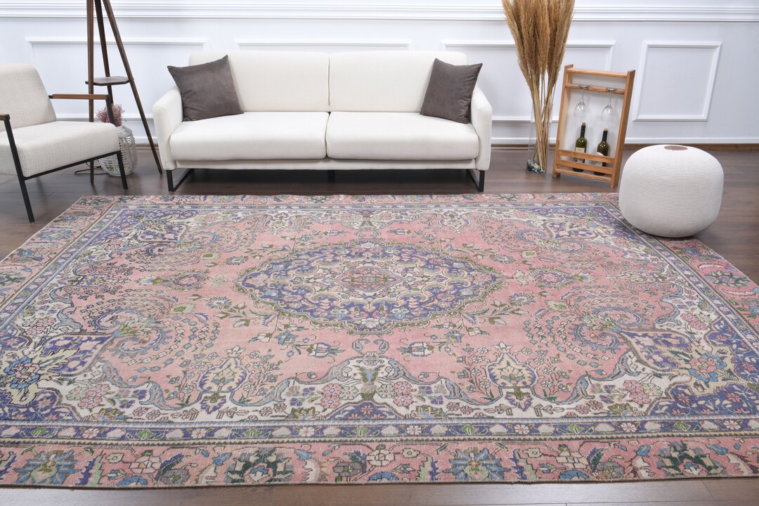 2.89'X4.46' Handwoven Wool Cotton Anatolian Small Rug