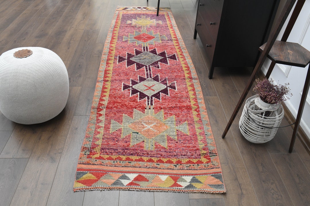 【Vintage】Hand Knit Rug 170×100 VintageMoroccanHand-