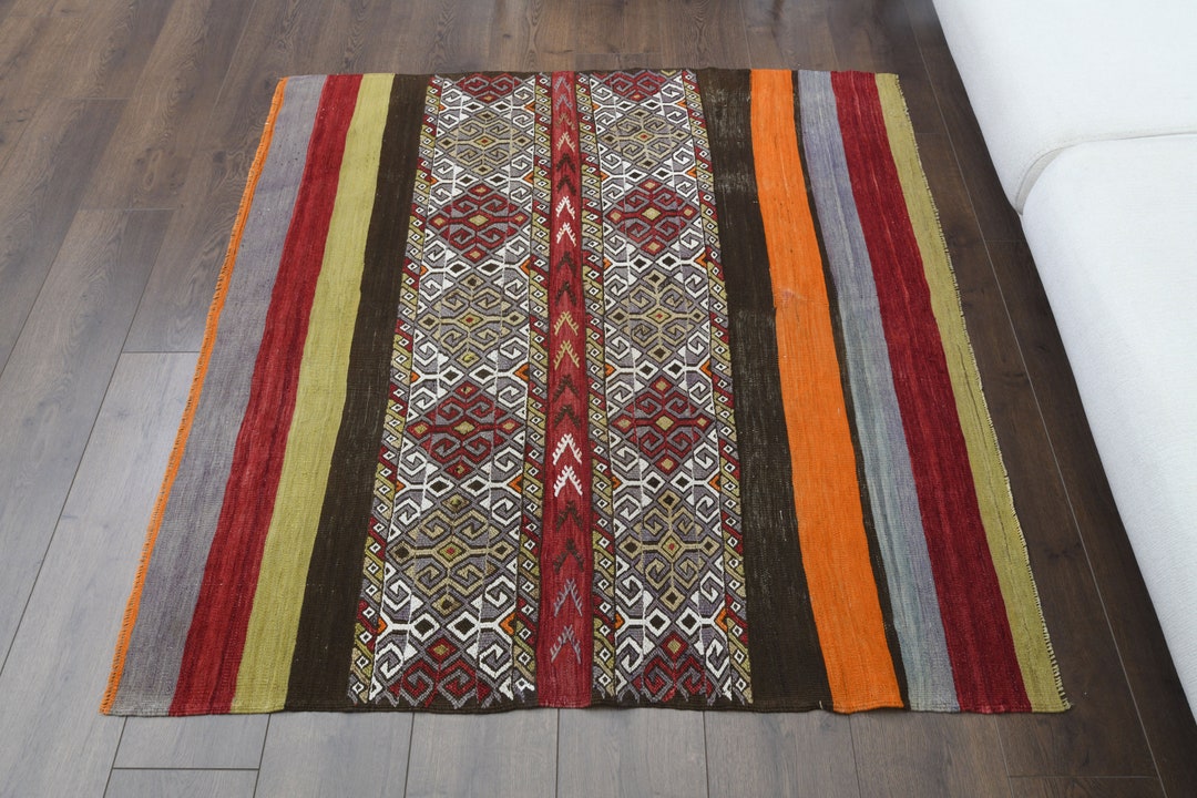 2.5x4.8 ft Small Rugs, Turkish Rugs, Vintage Rugs, Moroccan Rug, Floor Rug