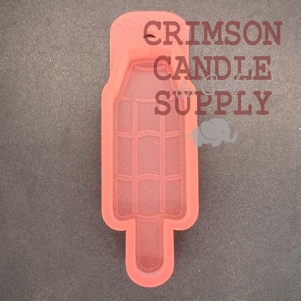 Popsicle Silicone Mold  4” H x  1.5" W x 1" deep