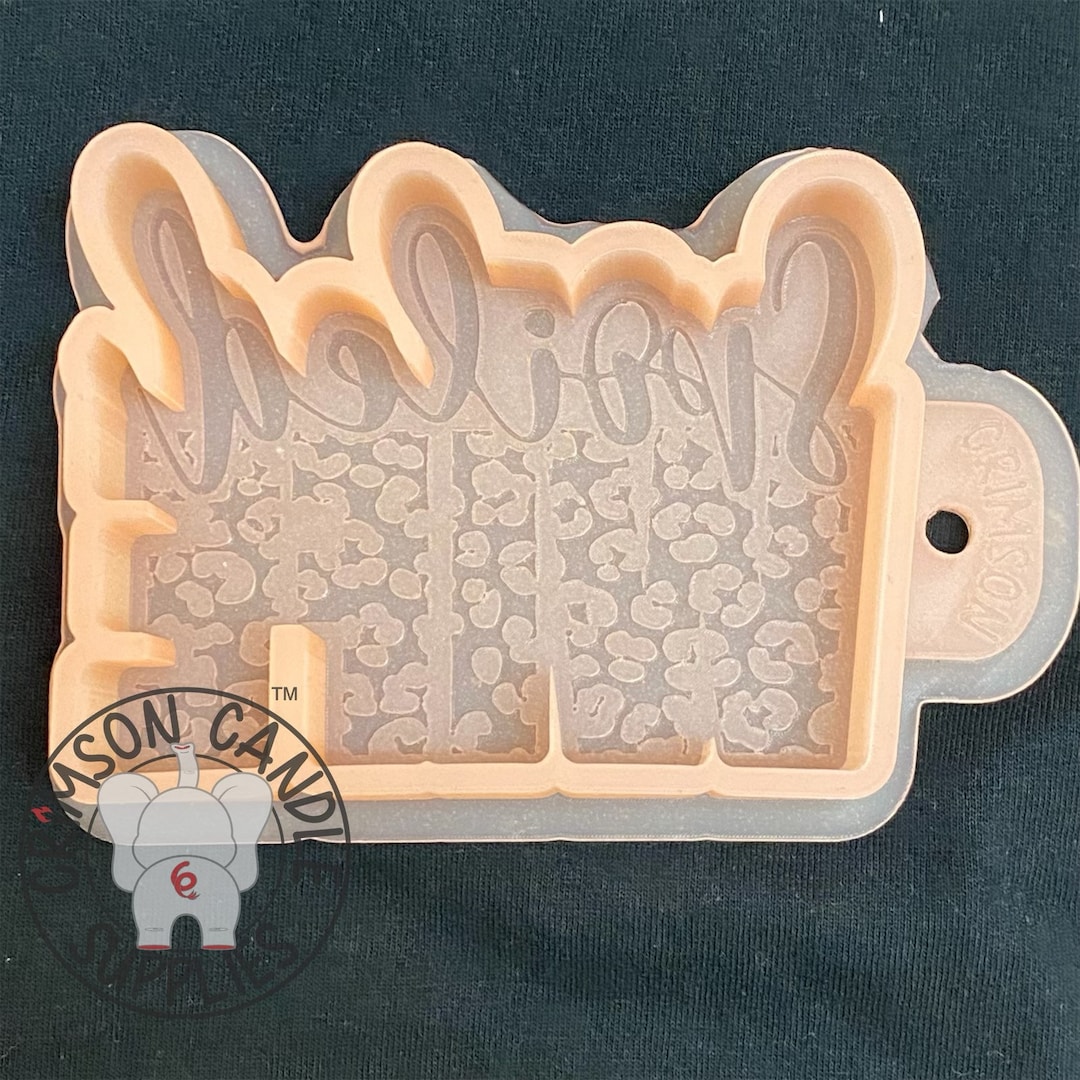 Spoiled Wife Leopard Print Silicone Molds for Freshies, Soaps, Wax